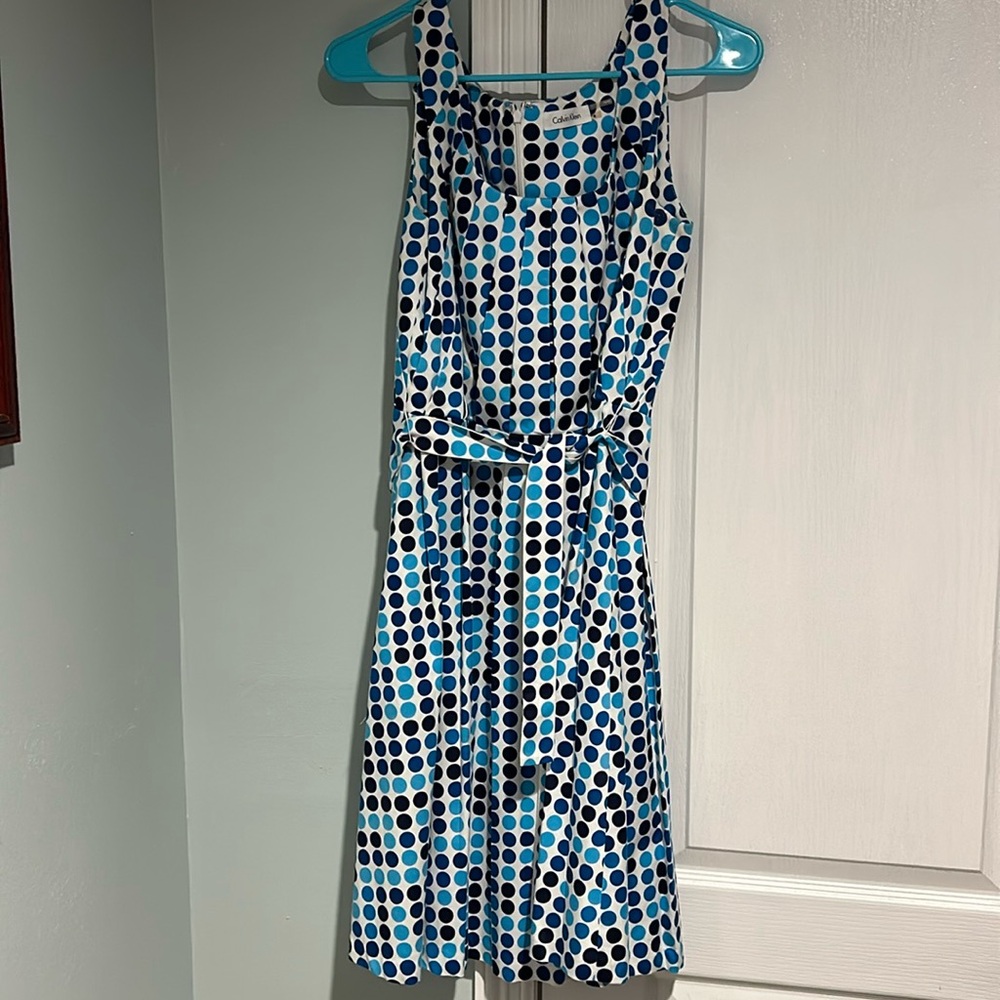 Calvin Klein polka dot dress size 6